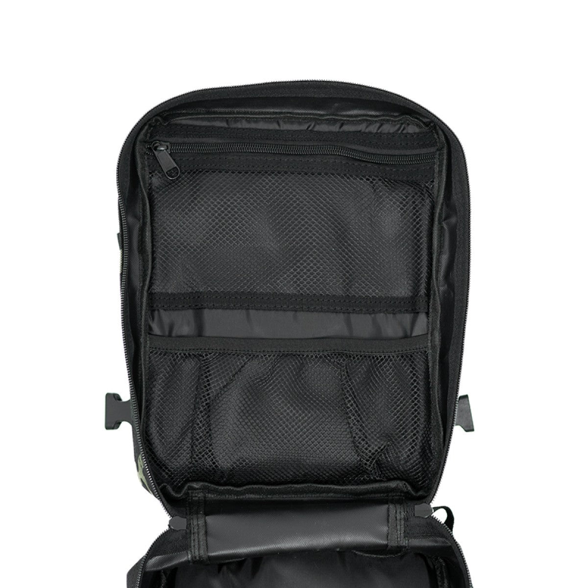 Mochila Roquita Negro Camo