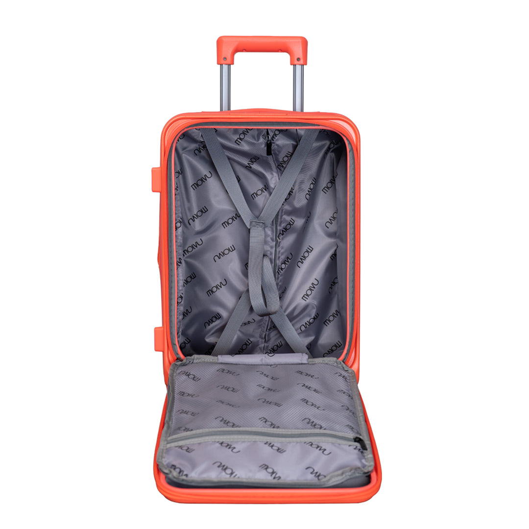 Maleta Viaje 3 (carry on) naranja
