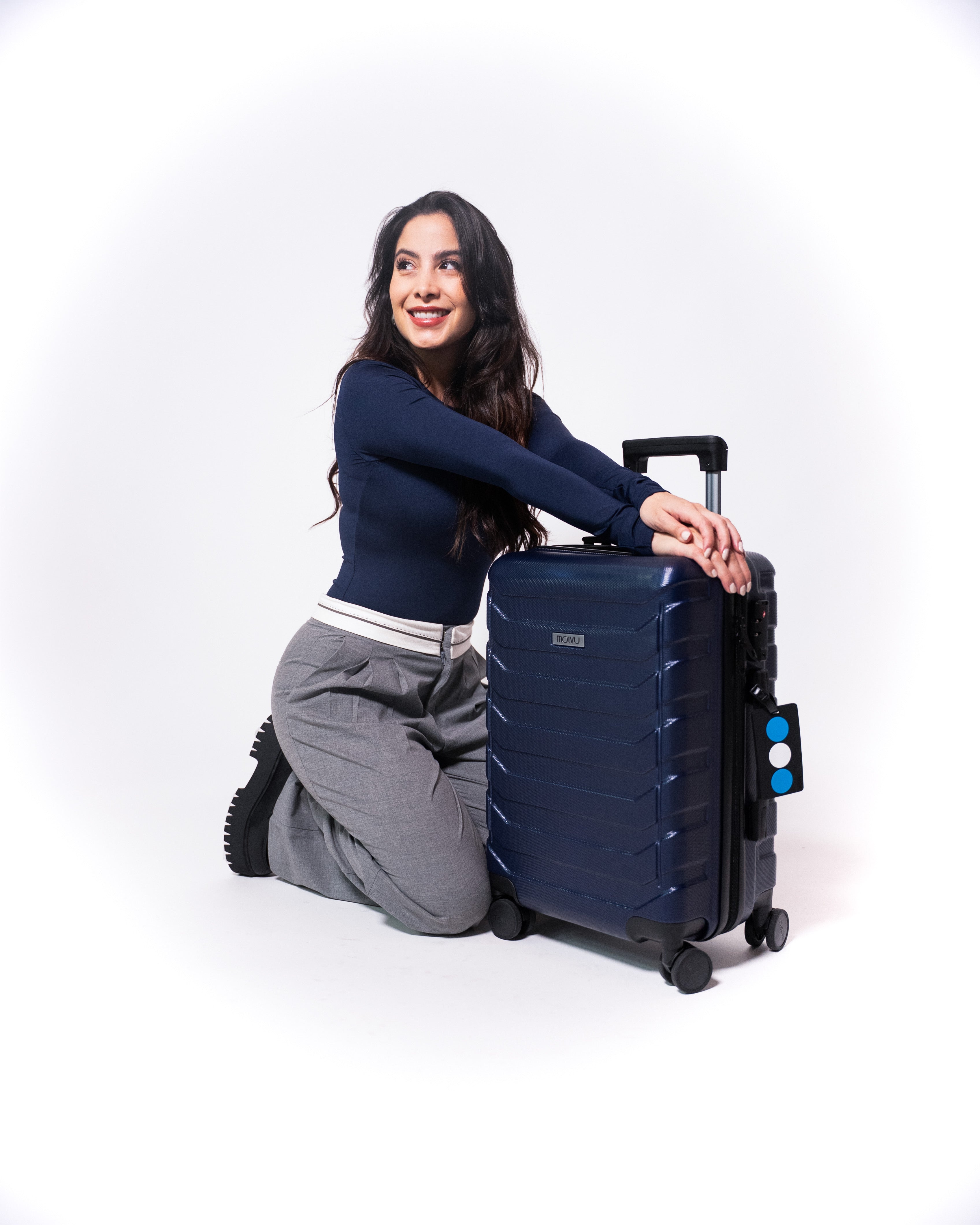 Maleta Viaje 20 (carry on) azul