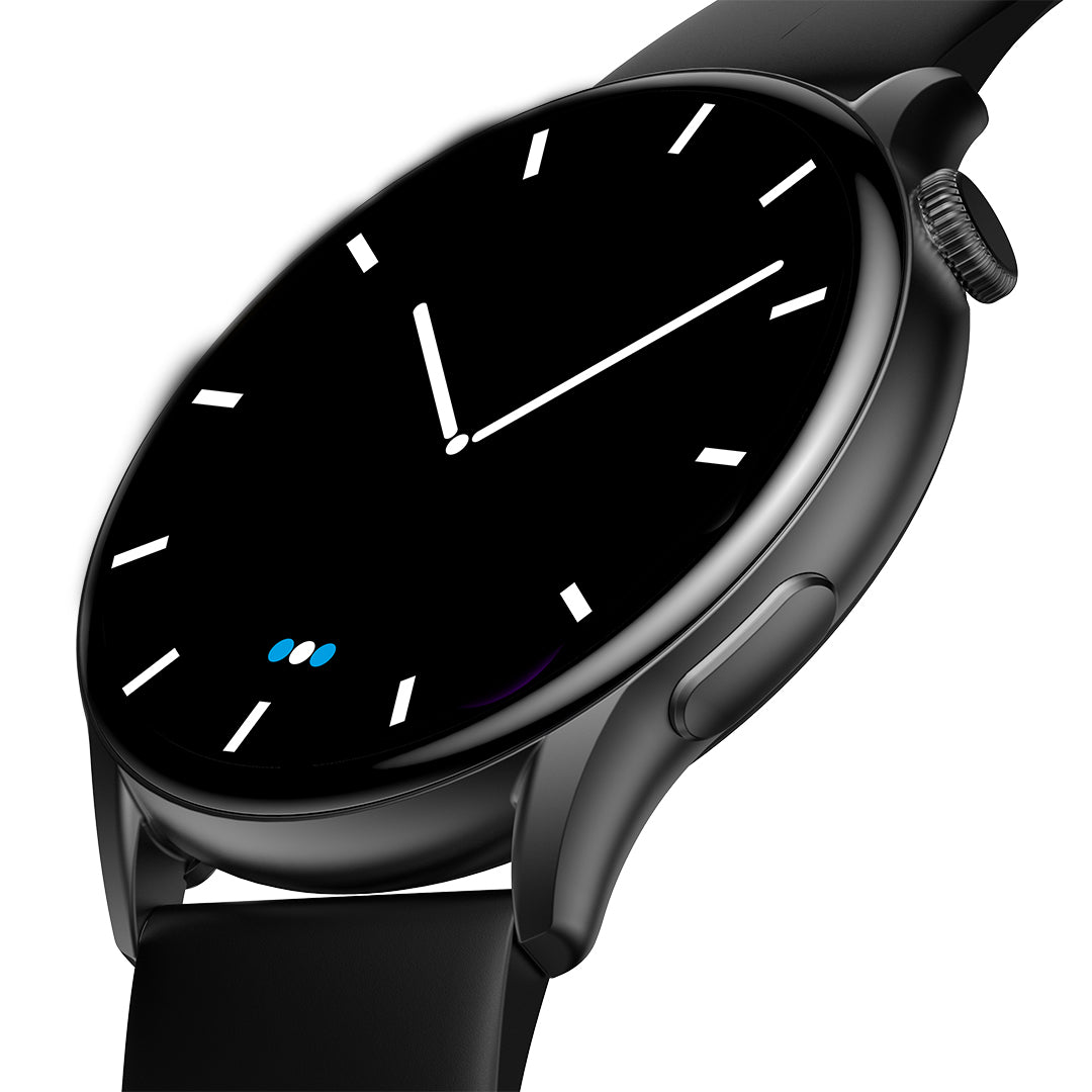 Reloj T7 Negro + Pulsera cuero negro