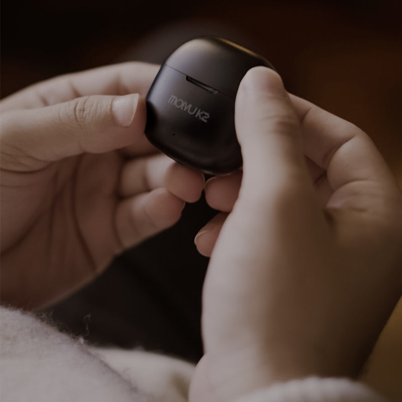 Audífonos K2 + estuche azul + correa