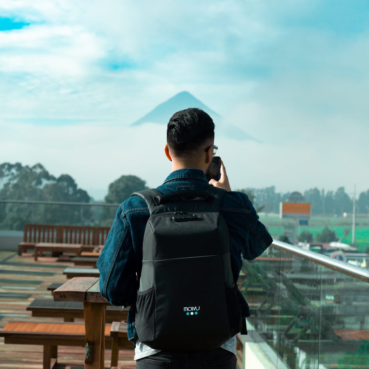 Mochila Go Negra + Organizador