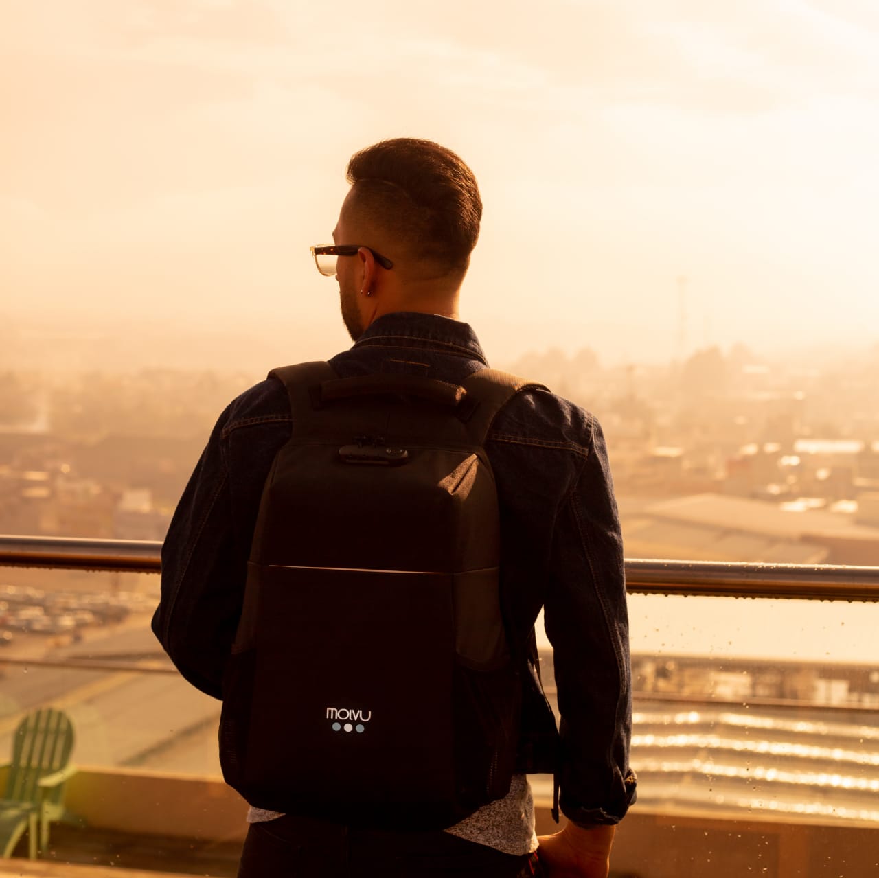 Mochila Go Negra + Organizador