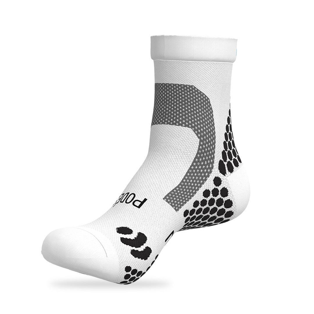 Calcetines Pata de Chucho Carrera - Talla S (blancos) | Edición Vos Podés