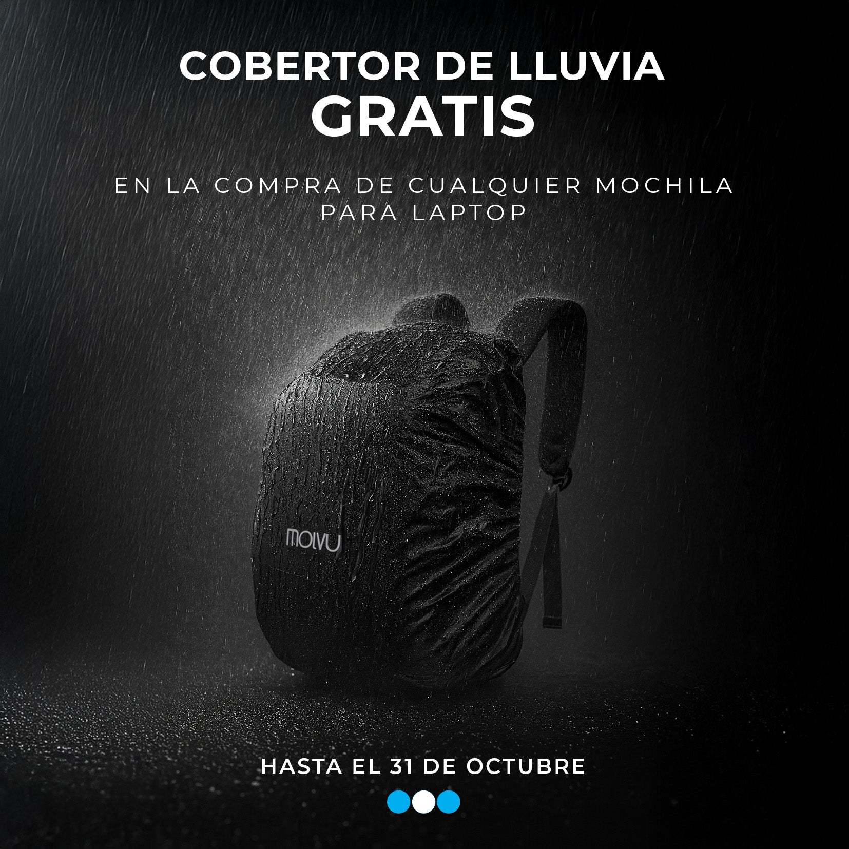Mochila para Laptop + Cobertor de lluvia GRATIS