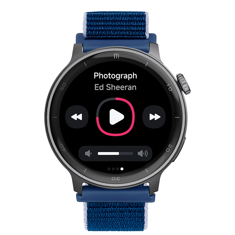 Reloj T8 Negro + Pulsera velcro morado-lila