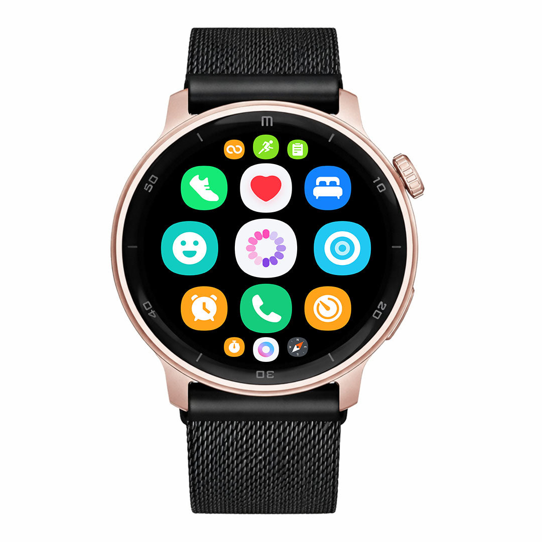 RELOJ T8 ROSA + PULSERA INOX X1