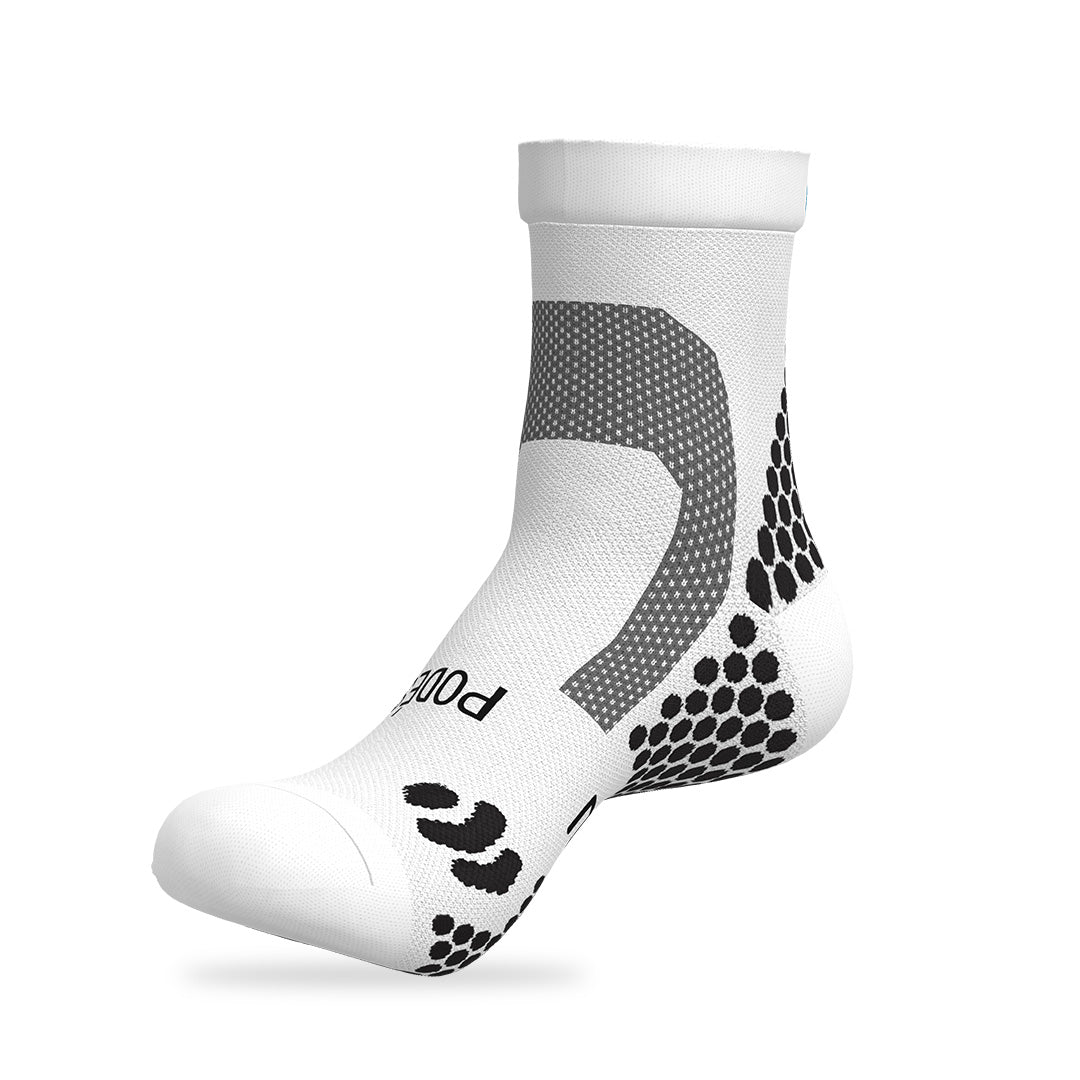 Calcetines Pata de Chucho Carrera - Talla M (blancos) | Edición Vos Podés