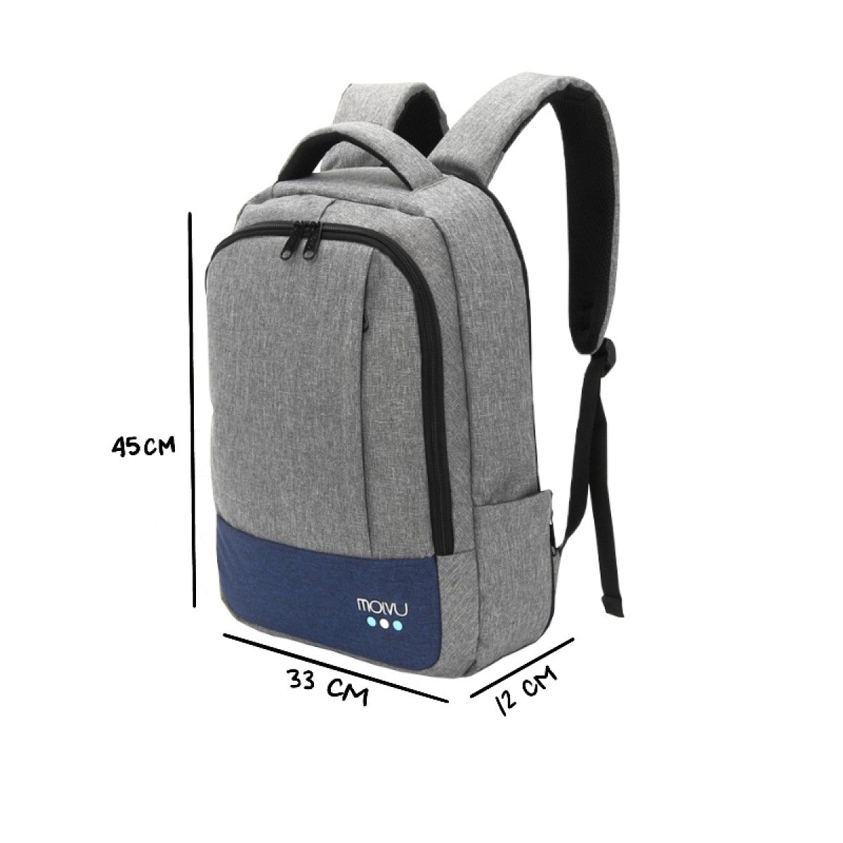 Mochila U2 Negro Azul
