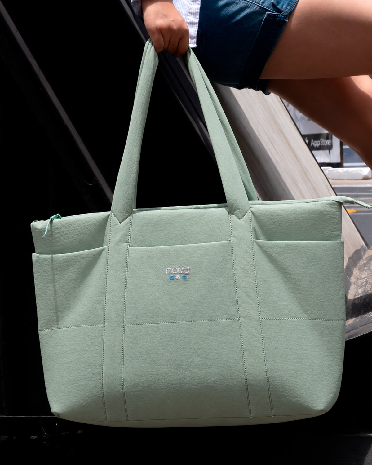 Tote Puff Verde Menta