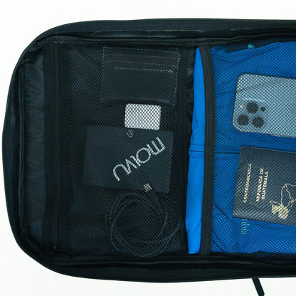 Mochila Roca Negro Azul