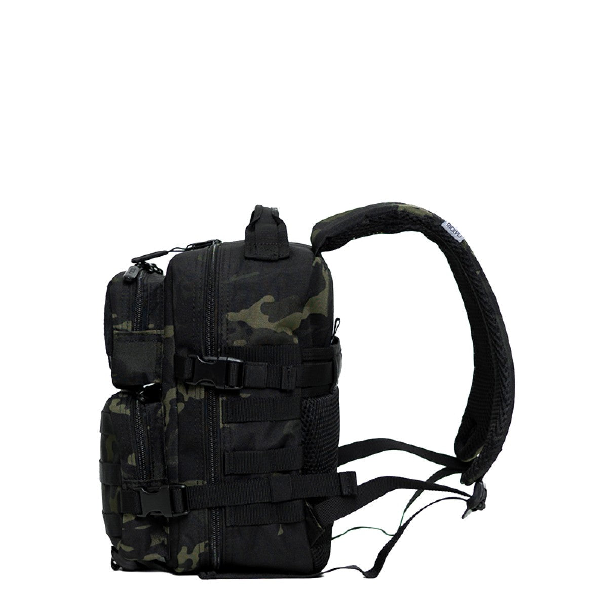 Mochila Roquita Negro Camo