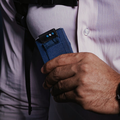 Tarjetero Azul