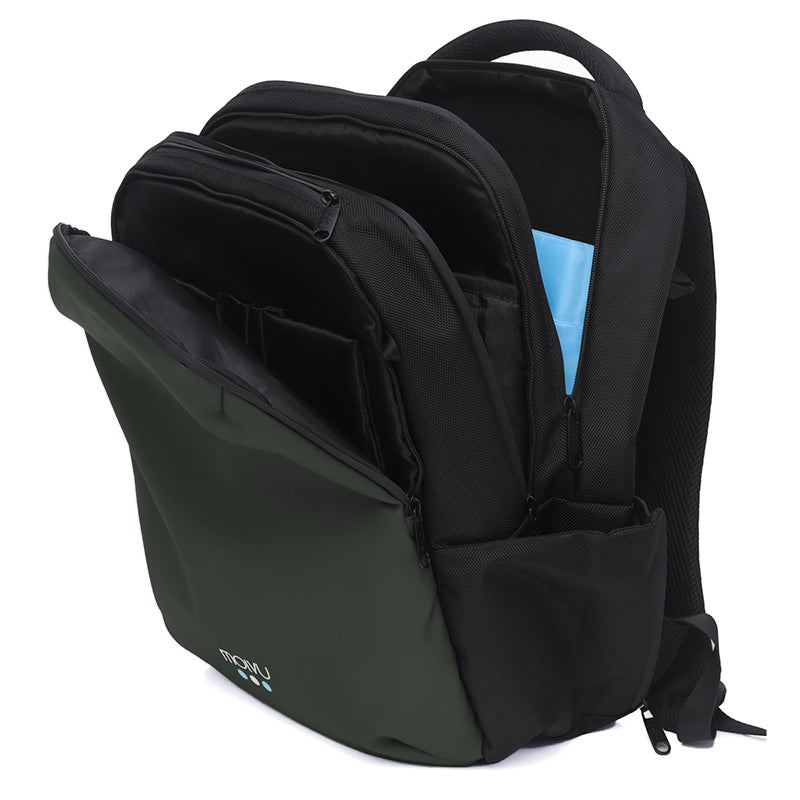 Mochila Zacualpa 15 Negro Verde