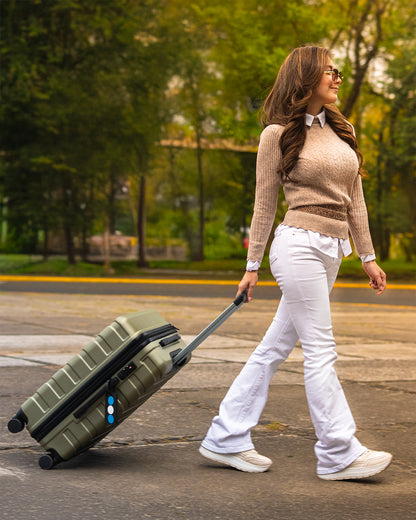 Maletas Viaje SET 3 verde militar