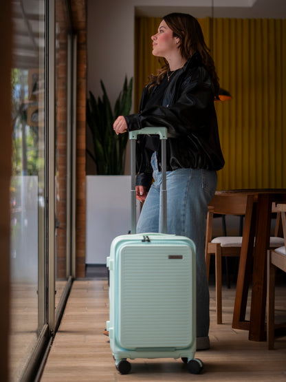 Maleta Viaje 3 (carry on) menta