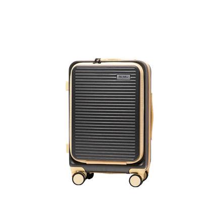 Maleta Viaje 3 (carry on) Gris Amarillo