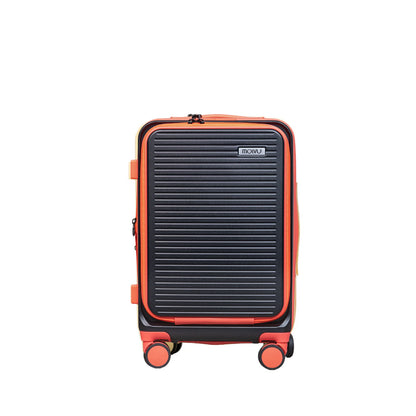 Maleta Viaje 3 (carry on) Negro Naranja
