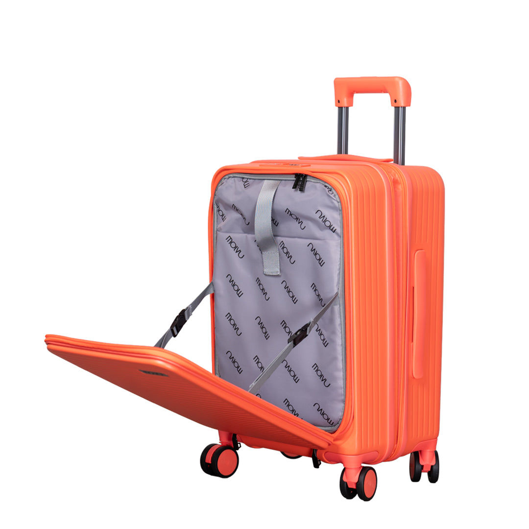 Maleta Viaje 3 (carry on) naranja