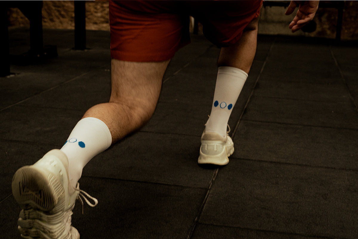Calcetines Pata de Chucho Training Crew blanco – foto 7