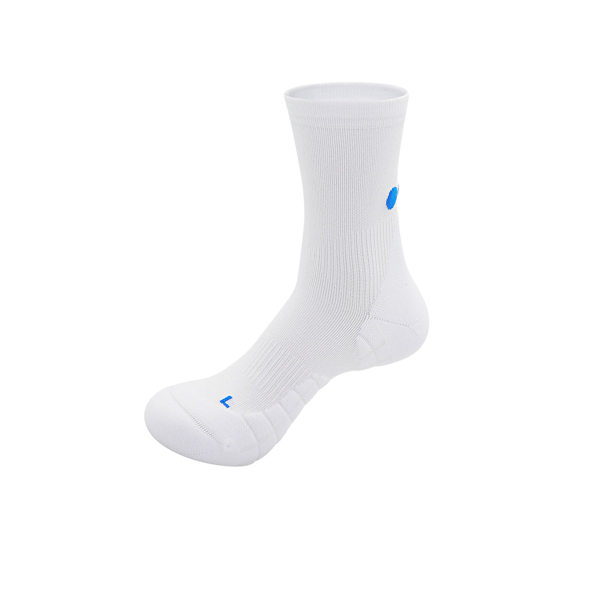 Calcetines Pata de Chucho Training Mini Crew blanco, talla M