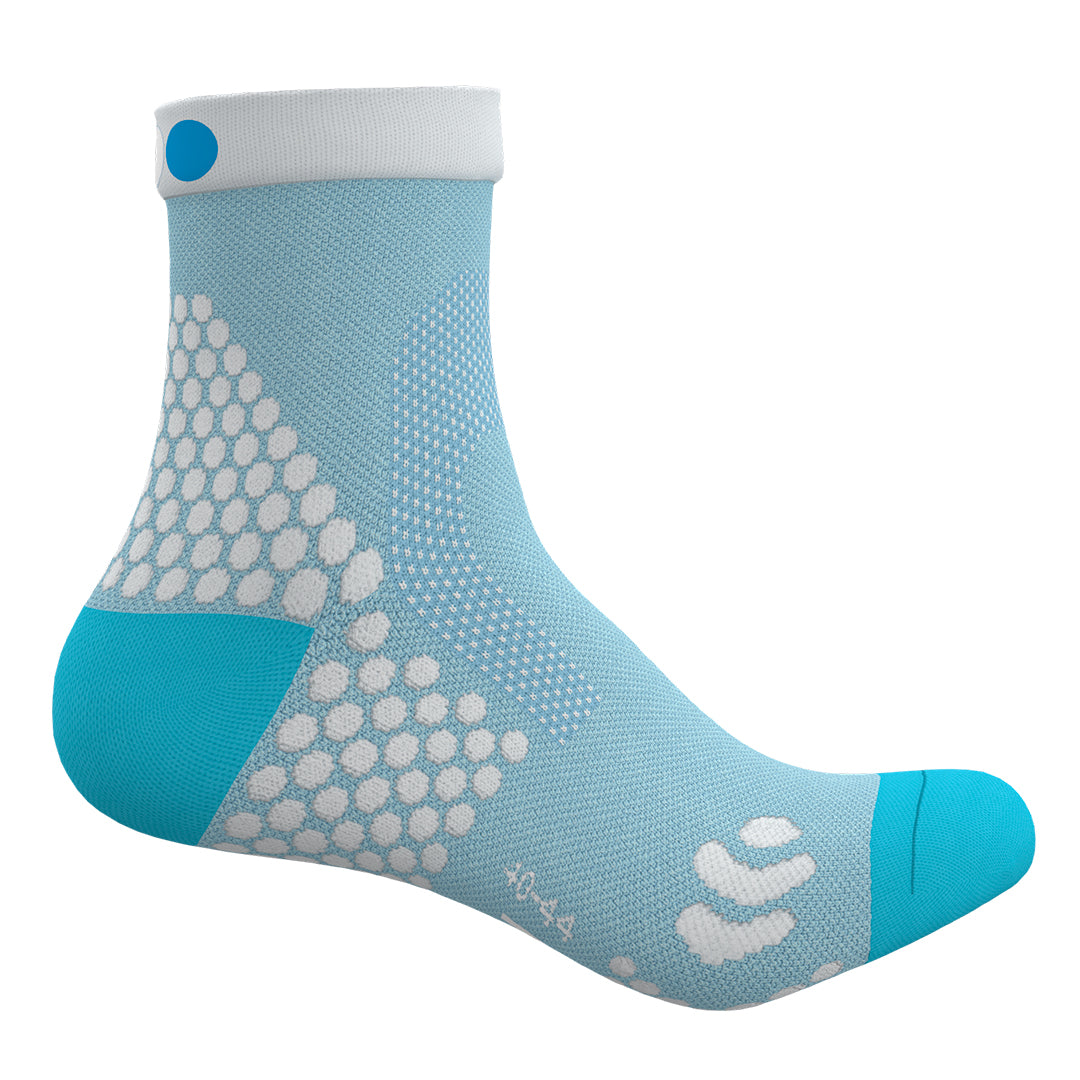 CALCETINES PATA DE CHUCHO CARRERA - TALLA L (CELESTE)