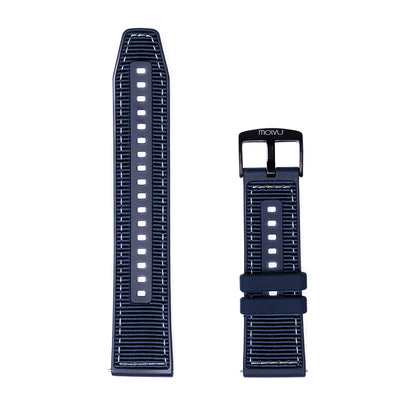 Pulsera T7 y T8 azul c/bordado