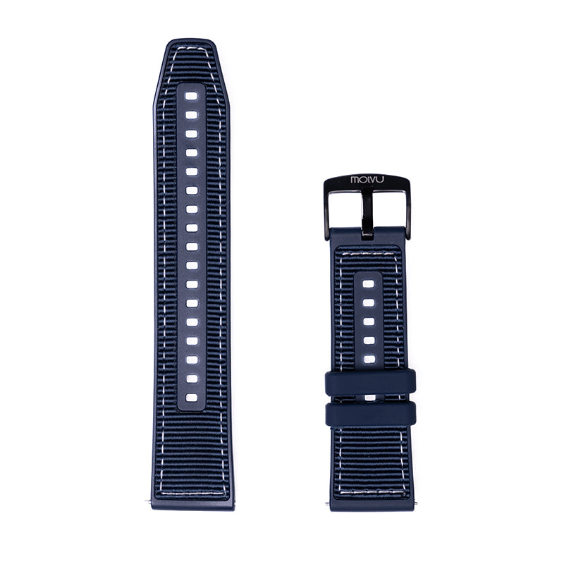 Pulsera T7 y T8 azul c/bordado