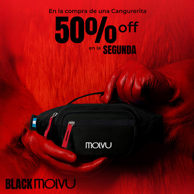 Combo Cangurerita BlackMolvu 50% OFF