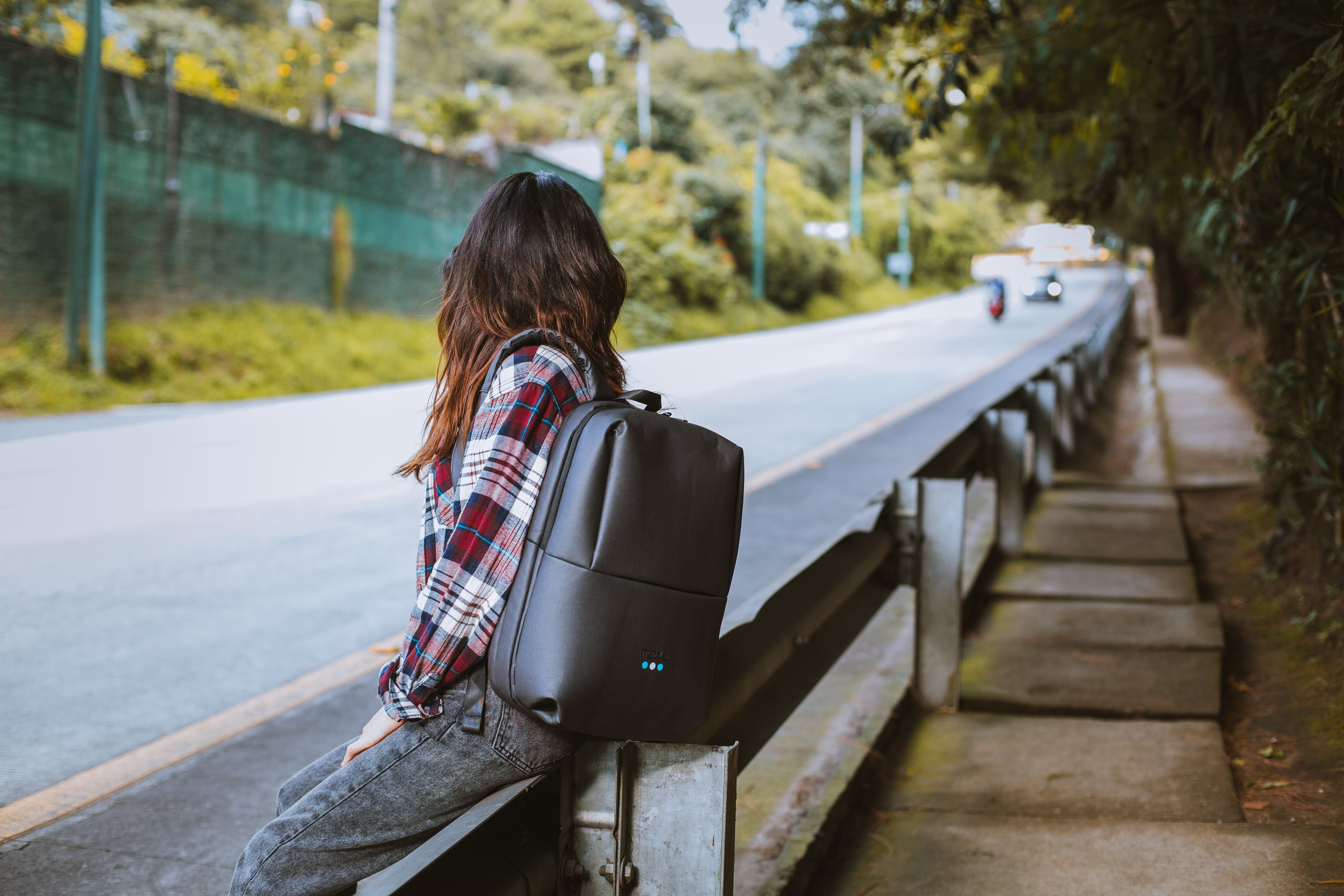 Mochila Business 2 Gris Oscuro