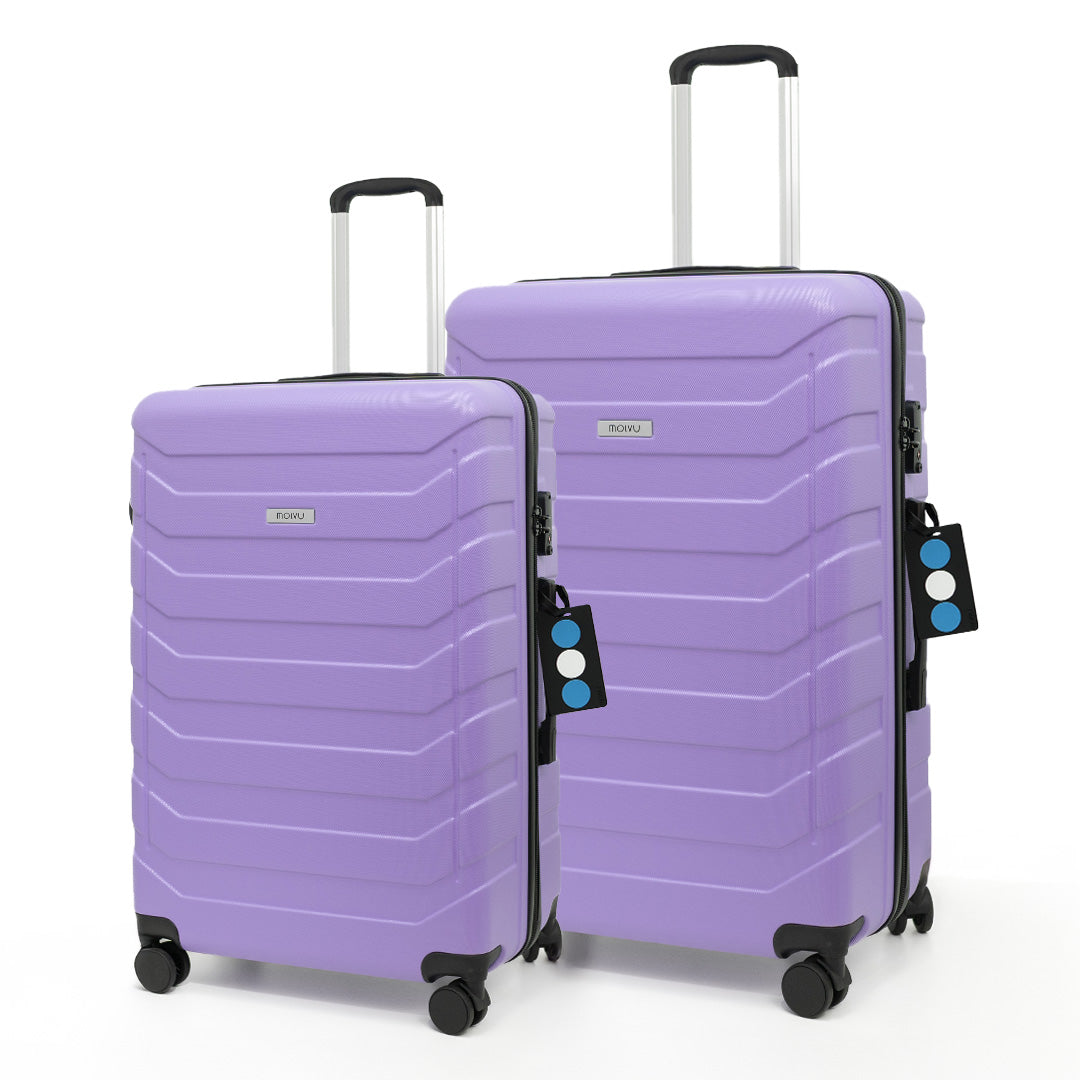 Maletas Viaje SET 2 (Mediana y Grande) | Lavanda – Molvu