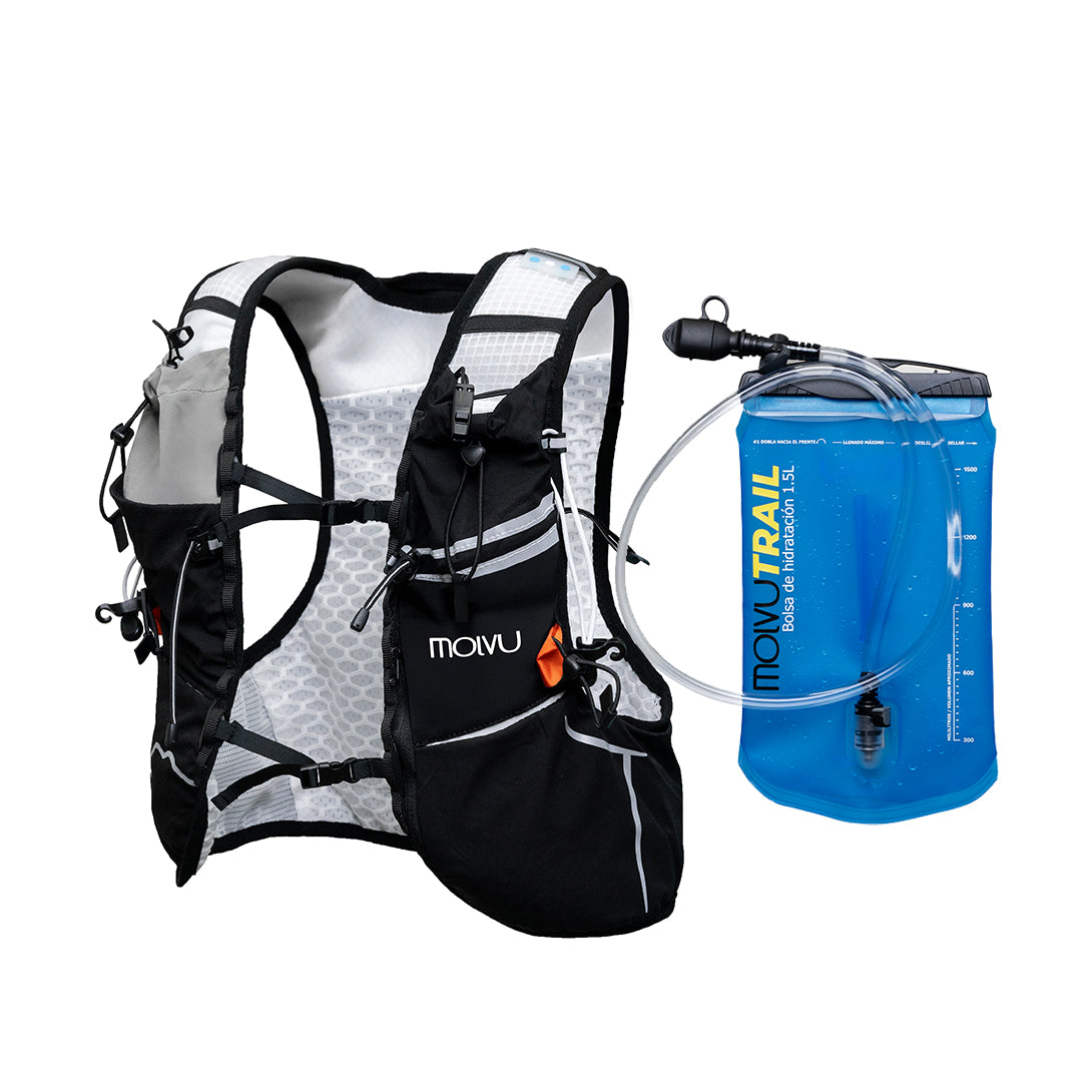 Chaleco Molvu Trail M + Bolsa hidratante 1.5L