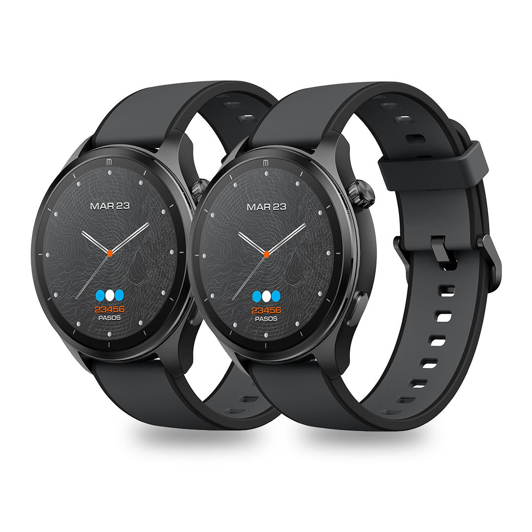 Dúo Relojes Inteligentes T9 Negros