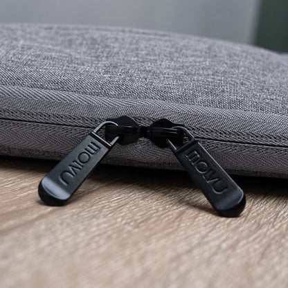 Funda para laptop N2 15.6" Gris, detalle