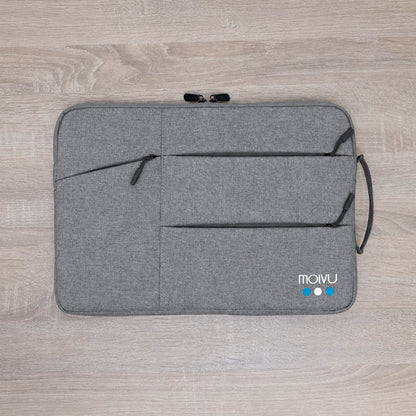 Funda para laptop N2 15.6" Gris, detalle