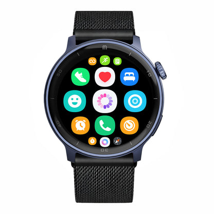 RELOJ T8 AZUL + PULSERA INOX X1