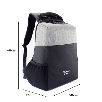 Mochila Go Gris + Organizador