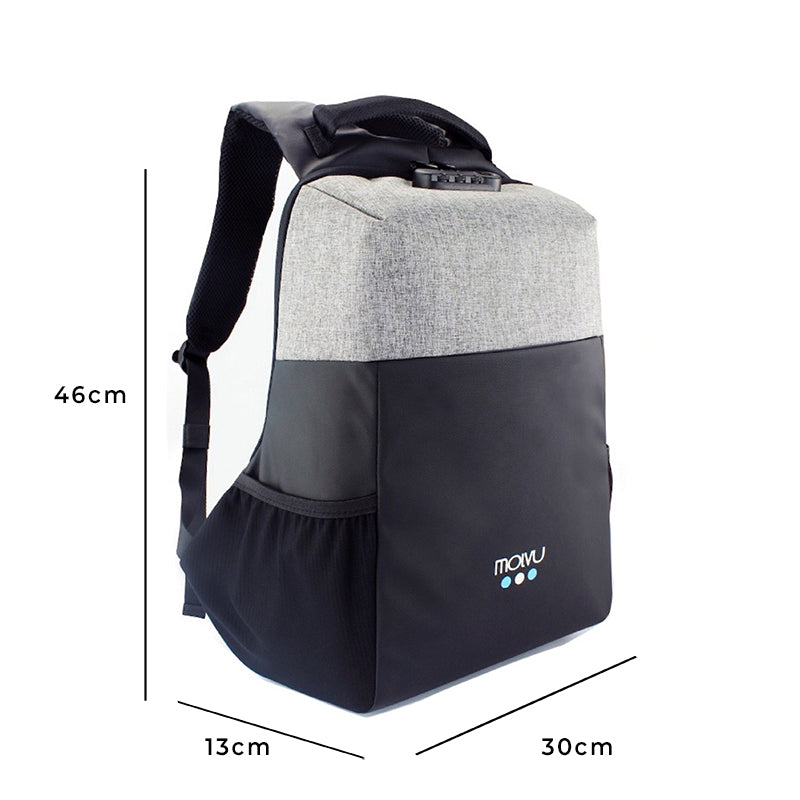 Mochila Go Gris + Organizador