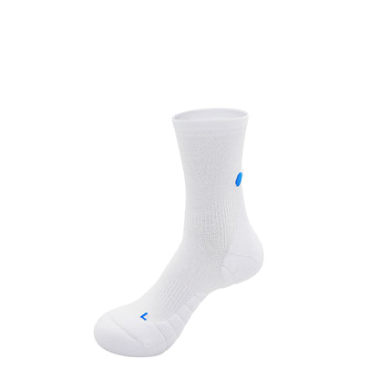 Calcetines Pata de Chucho Training Mini Crew blanco, talla S