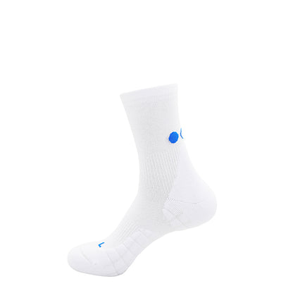 Calcetines Pata de Chucho Training Mini Crew blanco, talla S, detalle