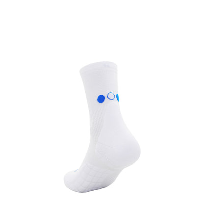 Calcetines Pata de Chucho Training Mini Crew blanco, talla S, detalle