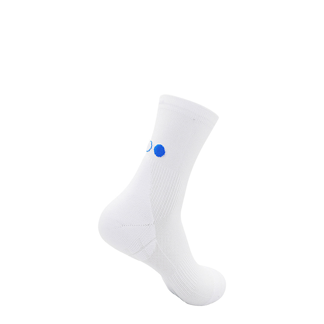 Calcetines Pata de Chucho Training Mini Crew blanco, talla S, detalle