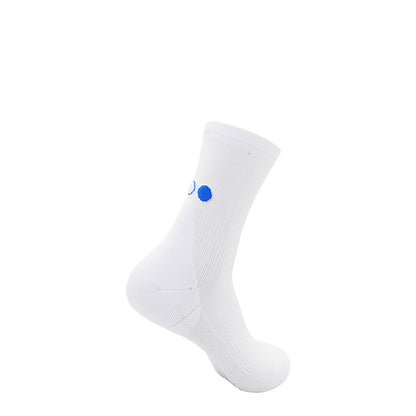 Calcetines Pata de Chucho Training Mini Crew blanco, talla S, detalle