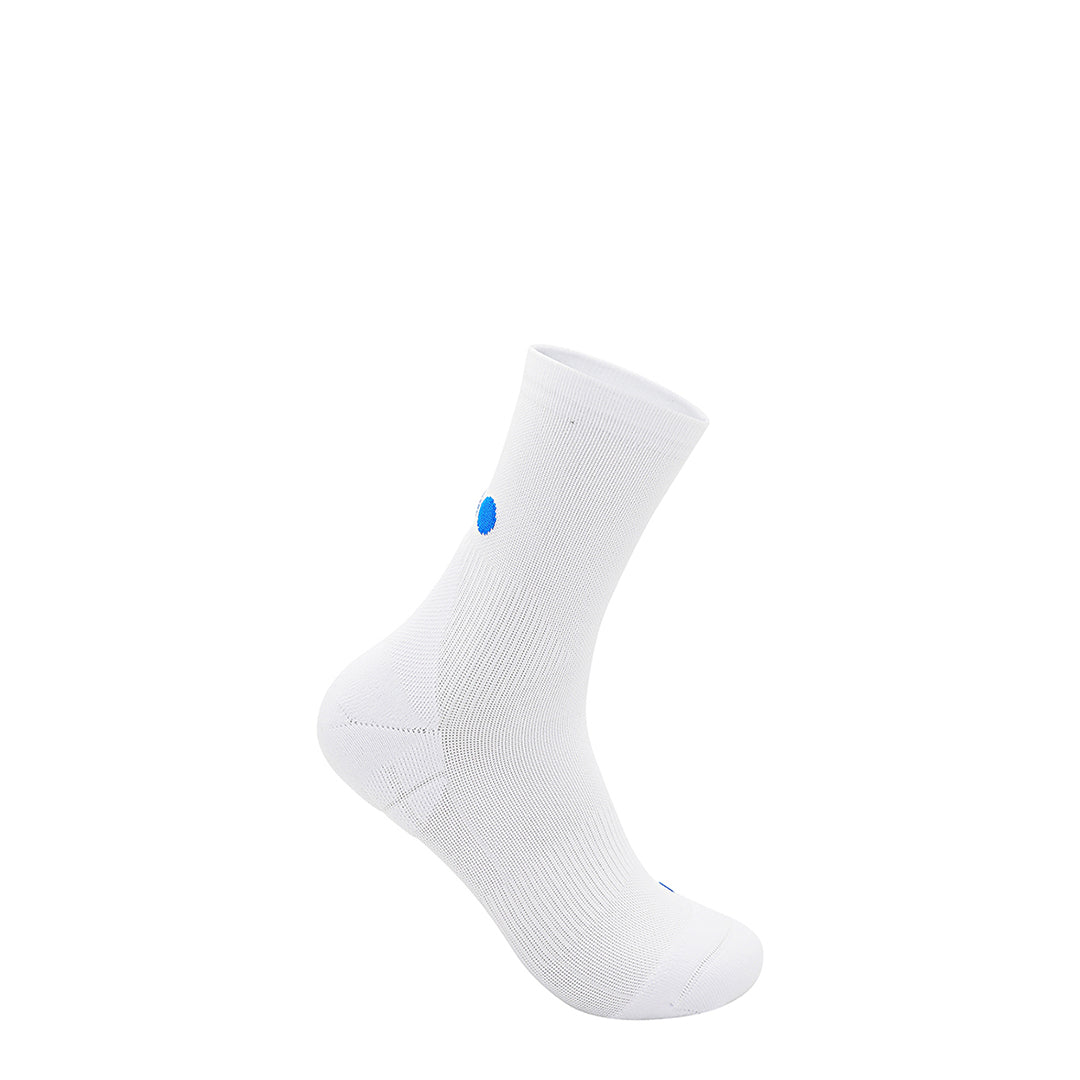 Calcetines Pata de Chucho Training Mini Crew blanco, talla S, detalle