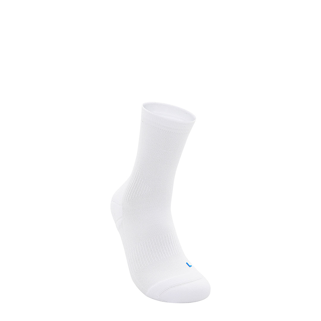 Calcetines Pata de Chucho Training Mini Crew blanco, talla S, detalle