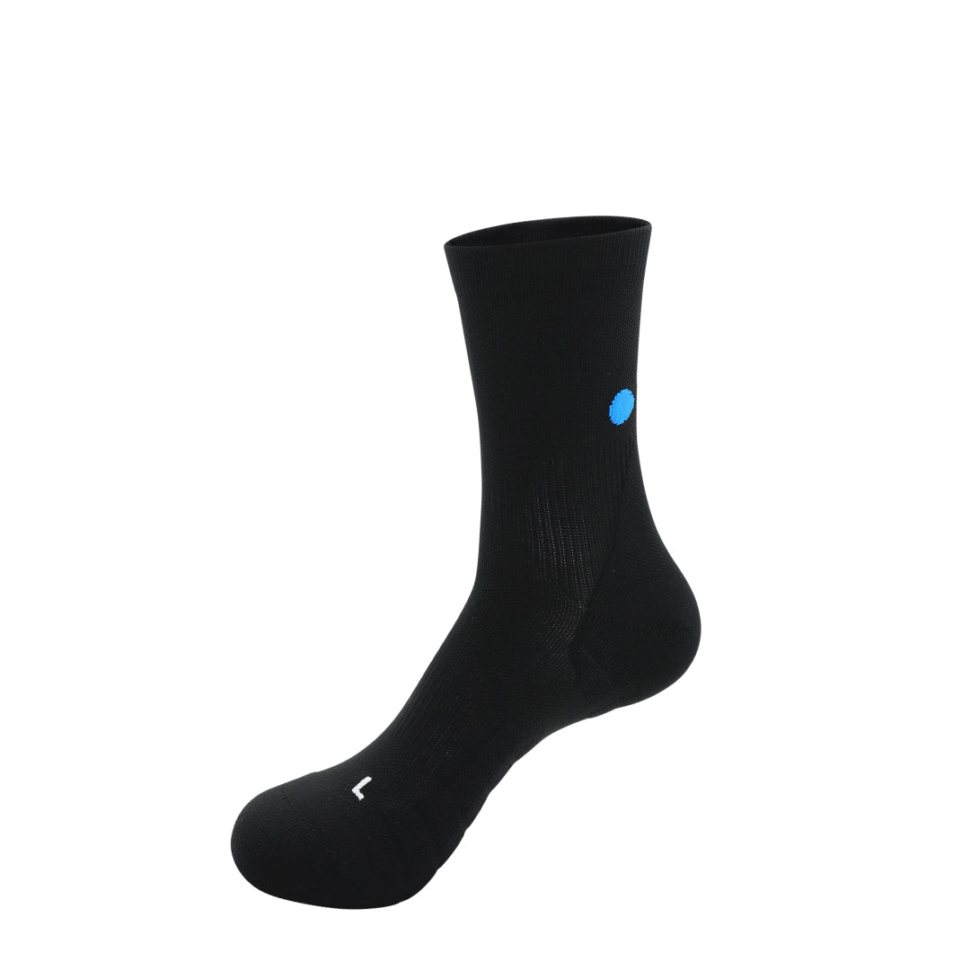 Calcetines Pata de Chucho Training Mini Crew negro, talla M