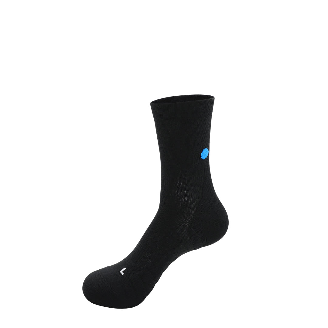 Calcetines Pata de Chucho Training Mini Crew negro, talla S