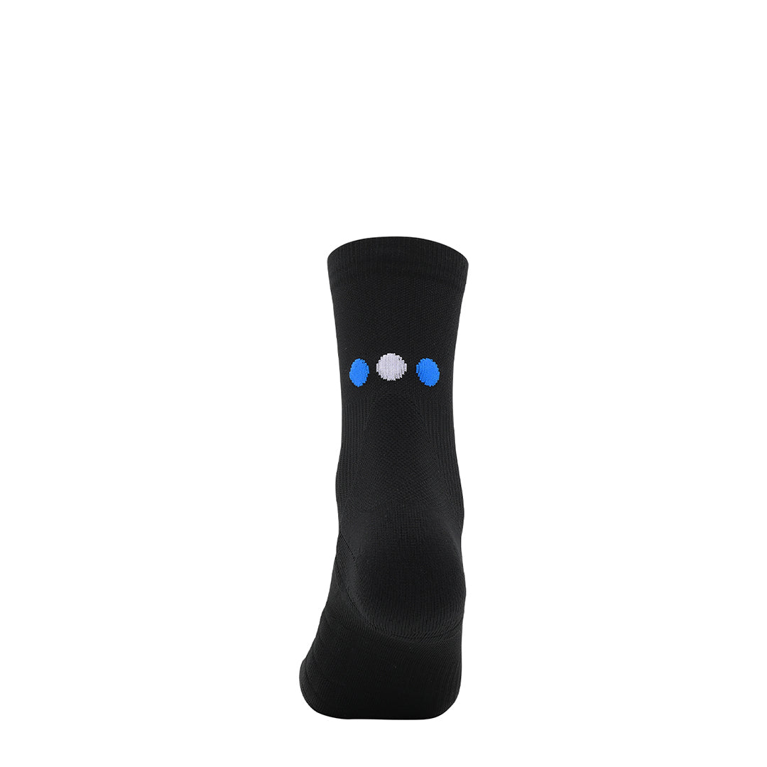 Calcetines Pata de Chucho Training Mini Crew negro, talla S, detalle