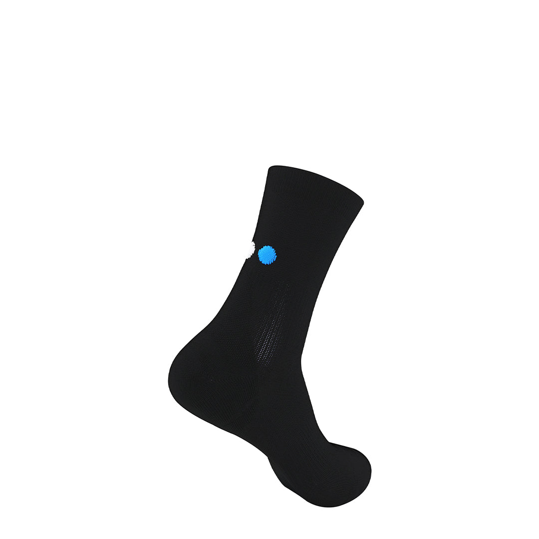 Calcetines Pata de Chucho Training Mini Crew negro, talla S, detalle