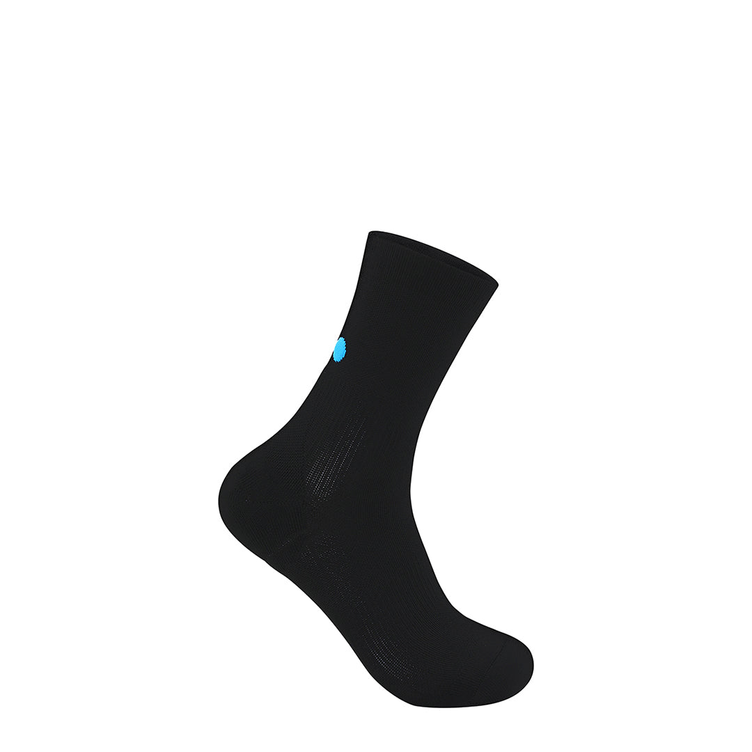 Calcetines Pata de Chucho Training Mini Crew negro, talla S, detalle